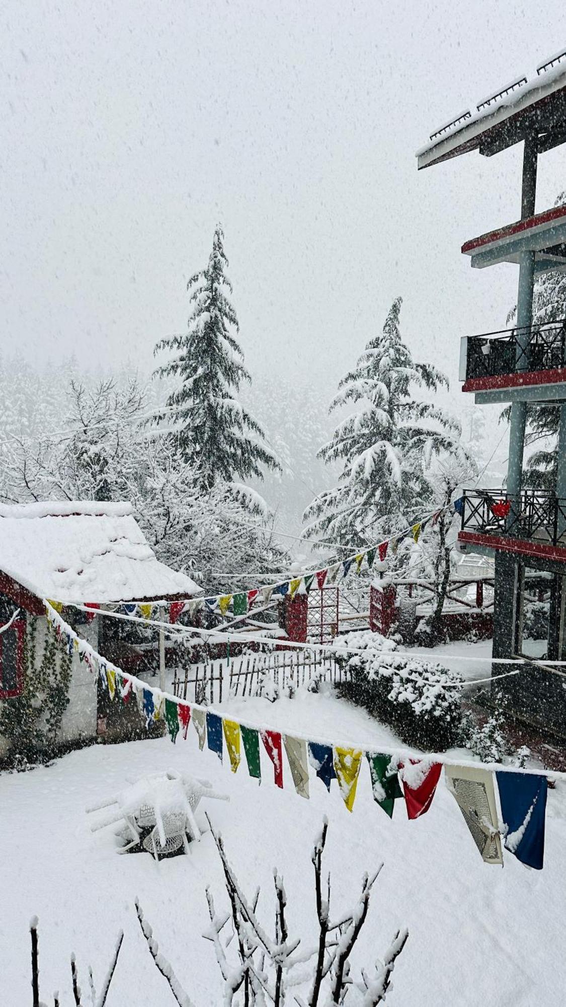 Red House Cafe And Inn Manāli Dış mekan fotoğraf